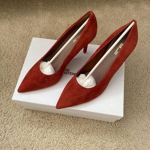 Diane Von Furstenberg Violetta Heels in Brick